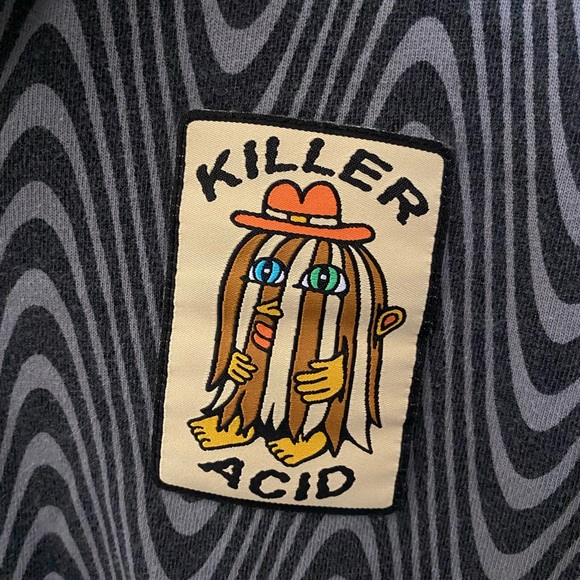 Killer Acid size small long sleeve collared shirt - Picture 4 of 4